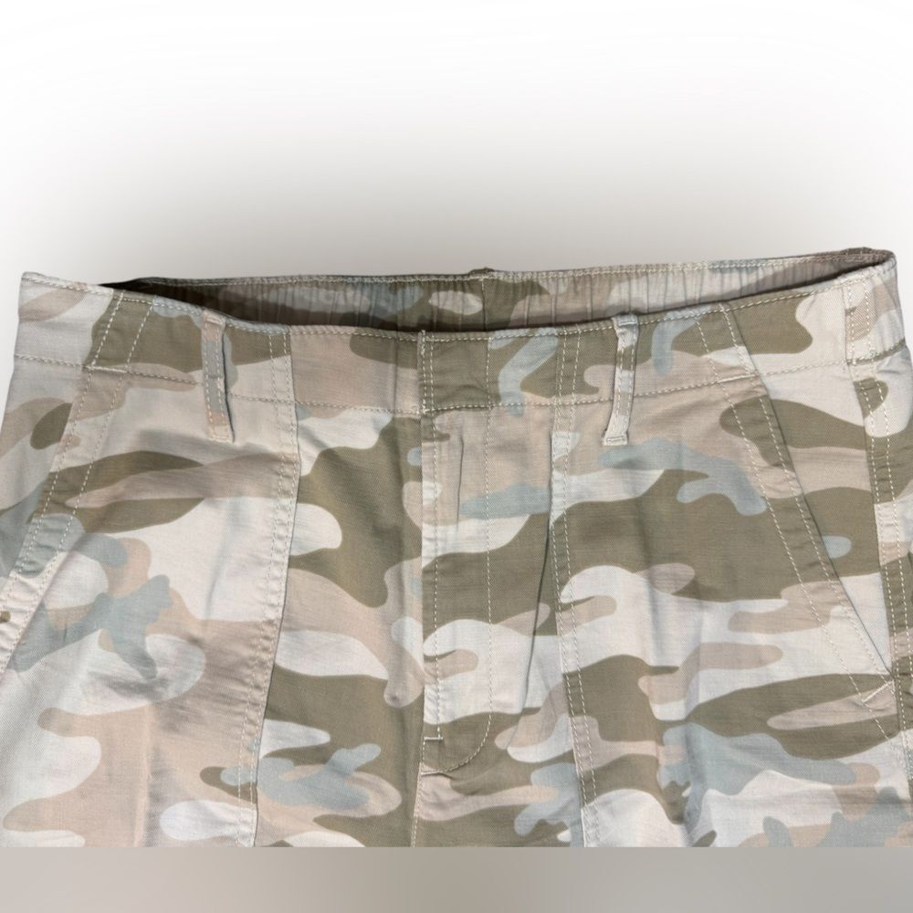 Gap Girlfriend Utility Joggers Light Camo Cargo Pants Size 12 Tall Y2K Aesthetic - Picture 8 of 13